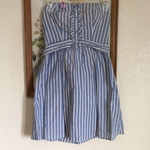 Blue strapless dress Target Mossimo, size Medium